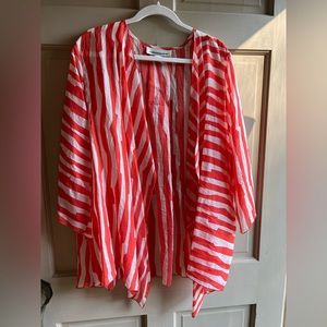 Caroline Rose Sheer Cardigan - beautiful material!